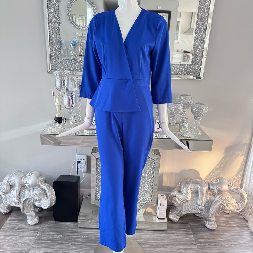 NWT 🔵 Elegant Blue Women's Jumpsuit